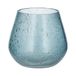 Bougeoir pour bougie chauffe-plat, verre recyclé, bleu, Ø8 x 8,5 cm