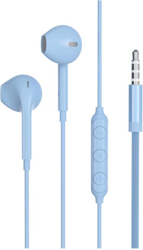 FORCE CASE 3,5mm Jack koptelefoon met versterkt ontwerp, Blauw