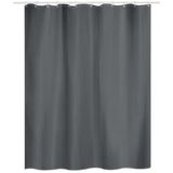 MSV Anti-Schimmel Duschvorhang - Anti-Bakteriell, waschbar, wasserdicht, Polyester, 180x200cm Anthrazit