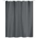 MSV Anti-Schimmel Duschvorhang - Anti-Bakteriell, waschbar, wasserdicht, Polyester, 180x200cm Anthrazit