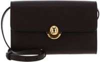 FURLA Leren clutch schoudertas Sfera Crossbody Bag Cioccolato donkerbruin