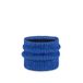 Buff | Nekwarmer, gebreid en fleece, blauw
