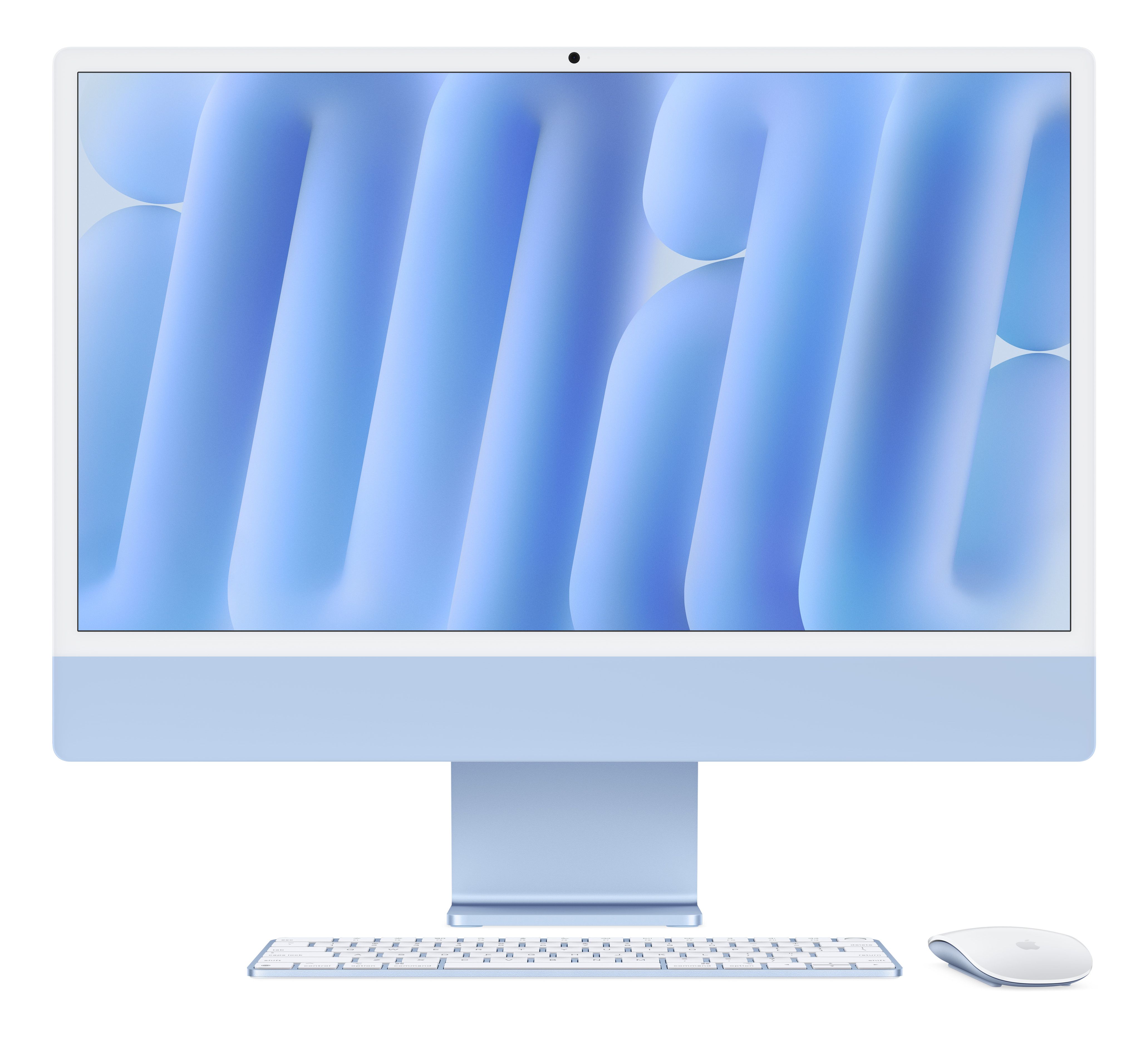 Apple iMac 24" (2024) - M4 10-Core CPU, 24GB RAM, 512GB SSD - Blue - QWERTY NL