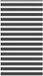 vidaXL Zebra rolgordijn 125x200 cm stofbreedte 120,9 cm zwart