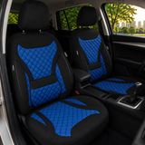 Bremer Sitzbezüge GmbH Schonbezüge Sitzbezüge für Toyota Previa Bj 1990-05 in Schwarz/Blau ZM6