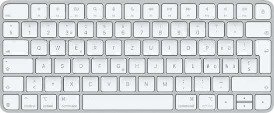 Apple Magic Keyboard Universeel USB + Bluetooth QWERTZ Zwitsers Wit