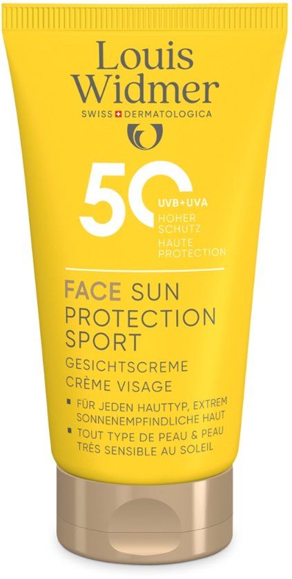 Louis Widmer Parfumvrije Gezichtszonnecrème SPF50 50 ml
