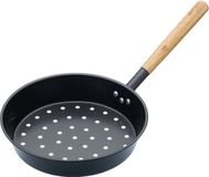 KitchenCraft Koolstofstaal chestnut roaster - 27 cm (10.5")