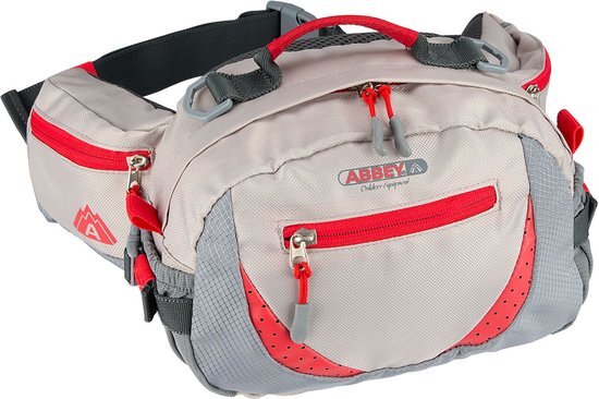 Abbey Outdoor Heuptas - Beige/Grijs/Rood