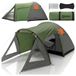 Epifit Tente familiale pour 4 personnes avec auvent, imperméable (3000 mm), moustiquaire, 440x250x150 cm