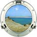 PLAGE Polystick Porthole Pilat's Dune Window Sticker (60x75 cm)