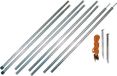 Eurotrail Luifelset Aluminium 200cm - 4 delig - 2 stuks