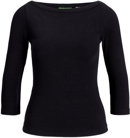JJXX Top JXFIFI Top Driekwart Mouw Boot Hals Katoen Zwart L