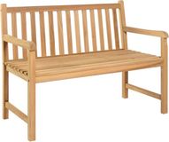 vidaXL Tuinbank 114 cm massief teakhout