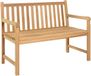 vidaXL Tuinbank 114 cm massief teakhout