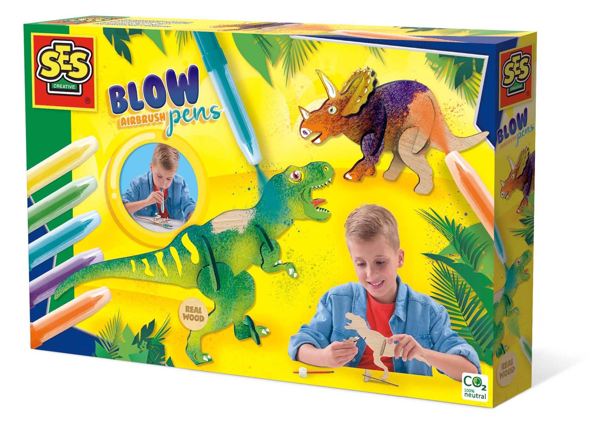 SES Creative Blow airbrush pens - Dino's - 5+ years