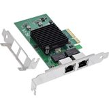 InLine 51125B Dual Gigabit netwerkkaart Intern Ethernet 1000 Mbit/s PCIe x4