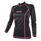 Seac T-Sun Long Rashguard Dames Zwart Polyester Lange Mouw