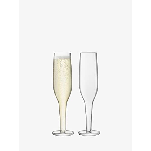 LSA International Epoque Champagne Fluit 170ml Helder x 2