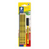 STAEDTLER HB Tekenpotloden - voor schetsen - Noris School - Inclusief 8 HB Potloden & Zwarte Handschrift Pen - Set van 9, 120 SBK8P2
