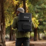 Ninja FrostVault Go 23 liter Outdoor koelrugzak voor 36-blikjes met Cold Dry Zone, houtskoolgrijs FF136EUUKCG