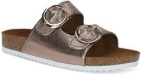 Caprice Dames Slipper 9-27403-44 341 G-breedte Maat: 36 EU Bruin Leer