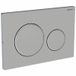 Geberit Sigma 20 bedieningsplaat geborsteld roestvrij staal 115889SN1