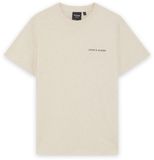 Lyle & Scott Script T-shirt Heren - Polo shirt - Beige - Maat XL