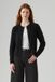 Levi's Supersoft Cardigan à col rond - Femme - M - Noir / Anthracite Night Mélange de coton