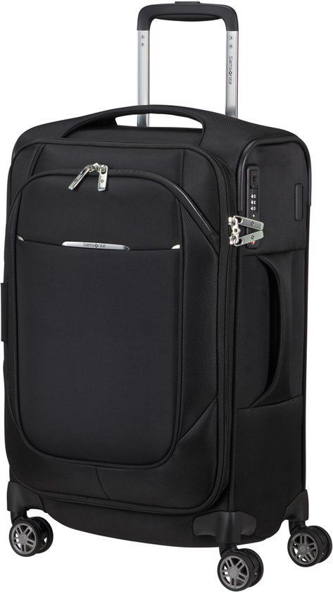 Samsonite Re-Lite Spinner 55-35 handbagage koffer - uitbreidbaar - Zwart