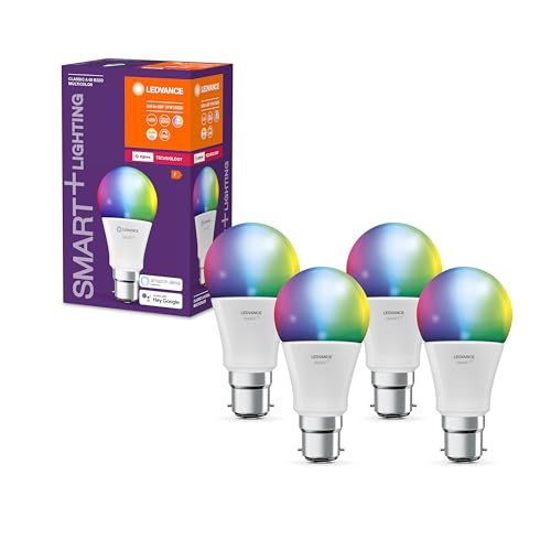 LEDVANCE Smart+ LED Lamp - 9W A60 RGBW - Set of 4