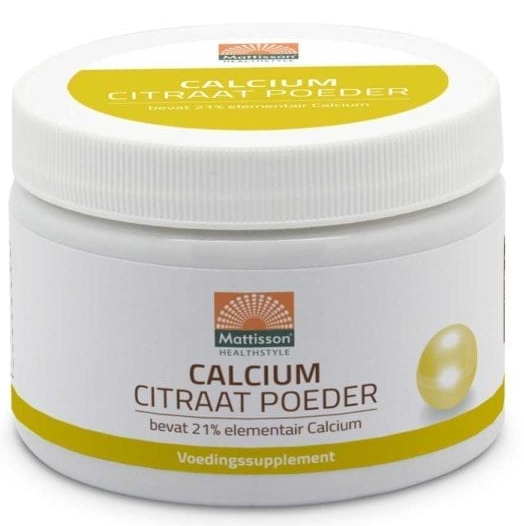 Mattisson HealthStyle Calcium Citraat Poeder - 8717677968824
