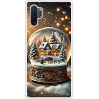 Samsung Galaxy Note 10 Plus hoesje met globe print