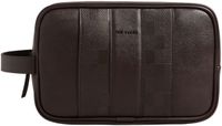 Ted Baker Toilettas Waydee House Check PU Washbag Brown - Choc donkerbruin