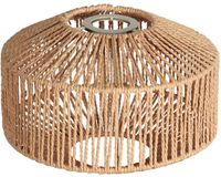 Anne Lighting Lampenkap K2021DS Ø23cm - trendy touw kap in crèmekleur - geschikt voor E27 fitting