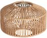 Anne Lighting Lampenkap K2021DS Ø23cm - trendy touw kap in crèmekleur - geschikt voor E27 fitting