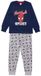 4KidsOnly Spiderman Pyjama Lange Mouw Katoen Blauw Grijs Maat 122/128