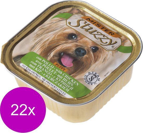 Stuzzy 22x Stuzzy Hondenvoer Paté Kip 150 gr