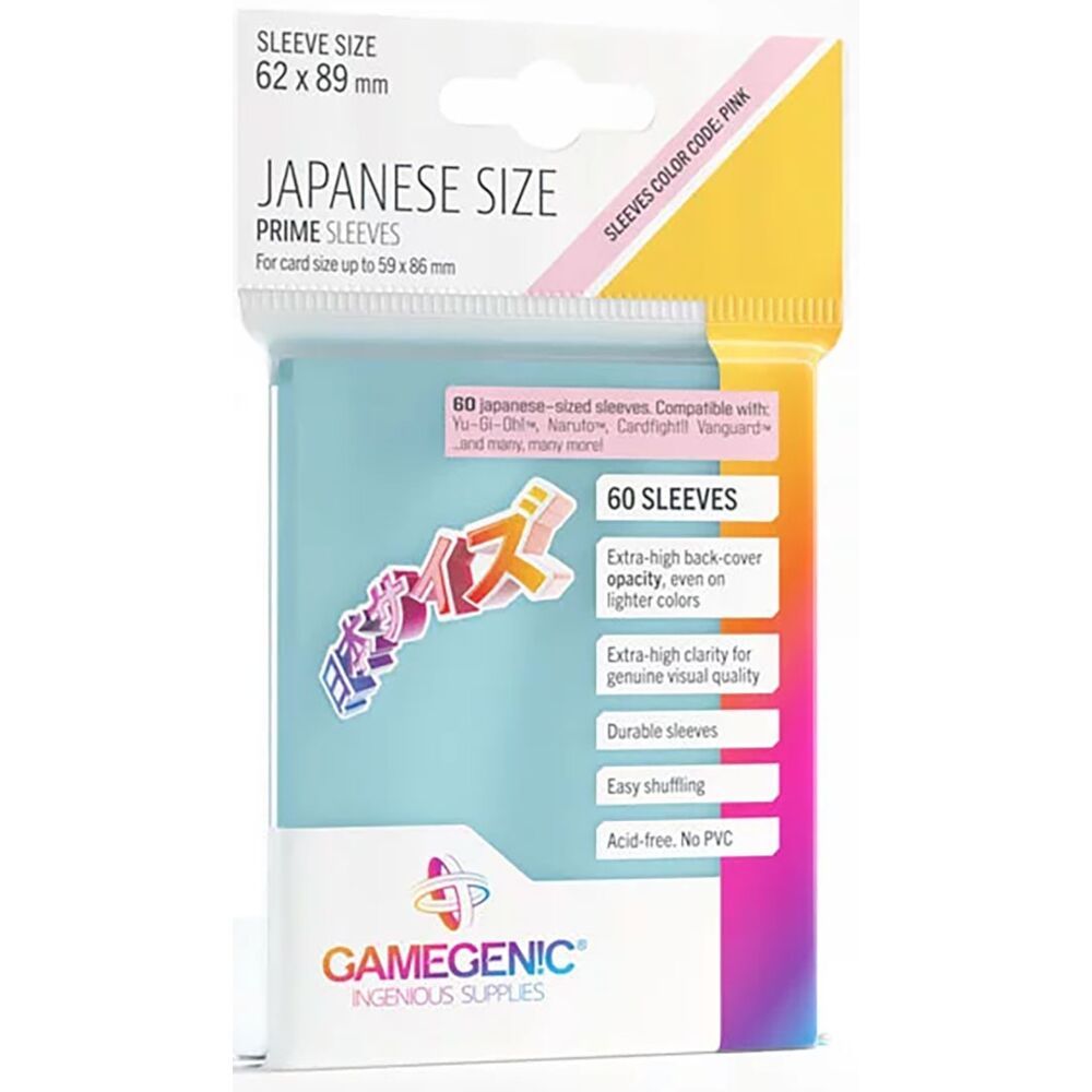 GameGenic Japanese Size Prime Sleeves 60 Stuks - 4251715411650