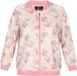 faina Jas met pailletten, lange mouw, gebloemd, gebroken witte roos, XS