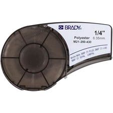 Brady M21-250-430 Printeretiketten Zwart, Wit Polyester