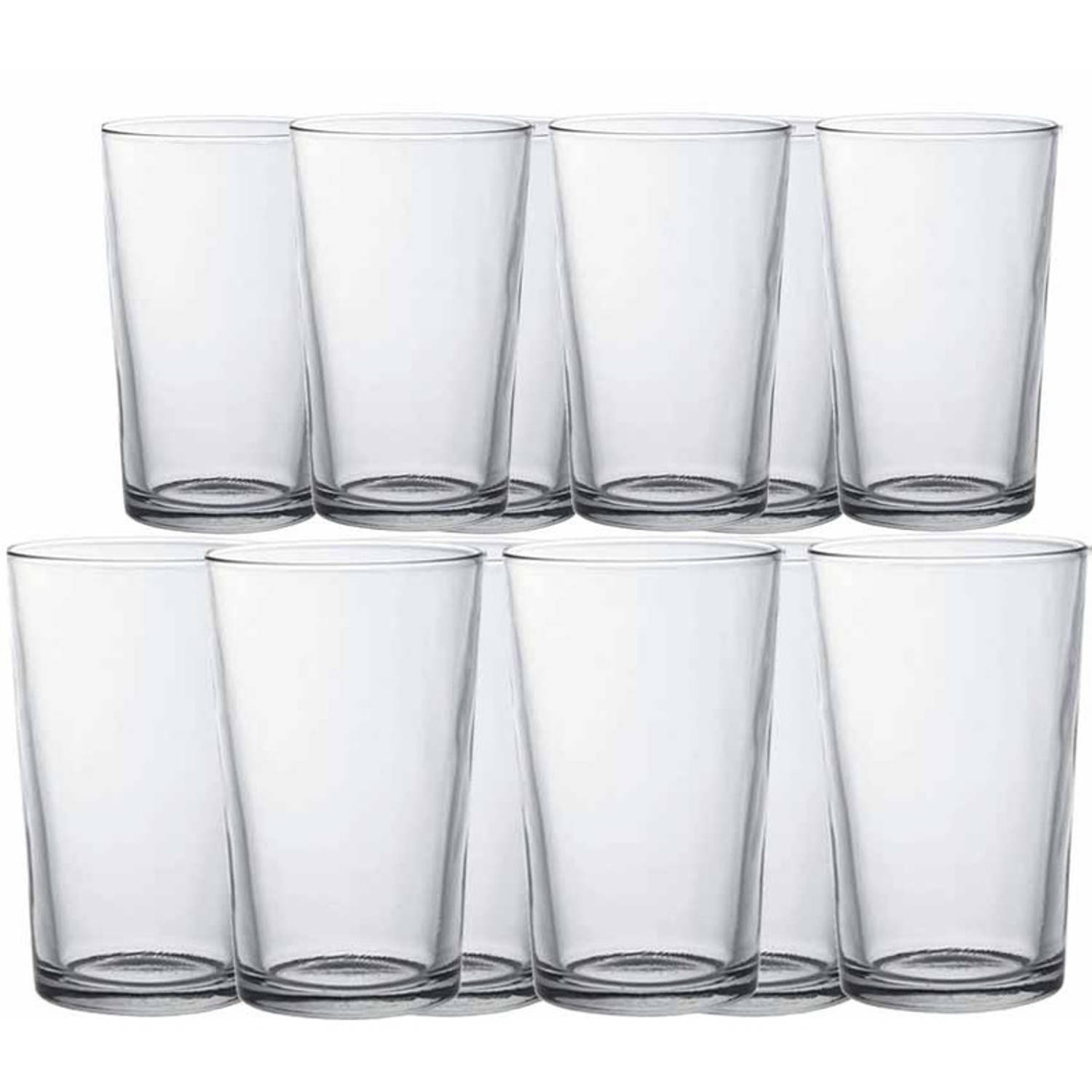 Duralex Drinkglazen/waterglazen Chope set transparant 280/330 ml - 24-delig - koffie/thee glazen