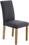 Julian Bowen set van 2 Hastings stoffen eetkamerstoelen