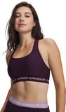 Under Armour Crossback Mid Bra-PPL Dames Sporttrui - Paars Echo - Mauve Roze