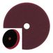 Dino KRAFTPAKET 640272 Polijstpad HARD 165mm Gezicht voor 150mm Achterplaat (Cone-Design Sponge), Rood