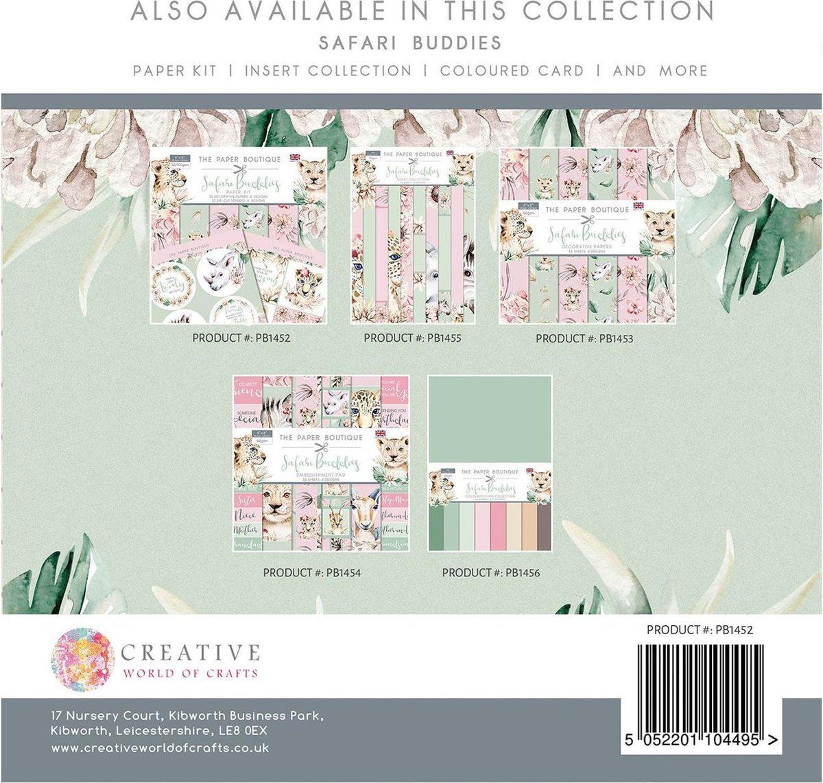 The Paper Boutique Safari Buddies Paper Kit