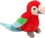 Pia Soft Toys Knuffeldier Papegaai - Rood - 12 cm