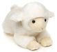 Uni-Toys - Wit lam, liggend - 21 cm - pluche schaap