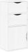 vidaXL Armoire d'appoint ODDA blanc 40x24x79 cm pin massif
