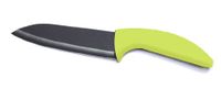 Yoko Design 1090 keramische mes, PVC-handvat, 28 x 5 x 1,2 cm, zwart/groen